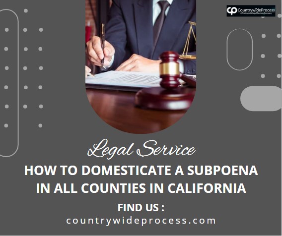 Subpoena in California