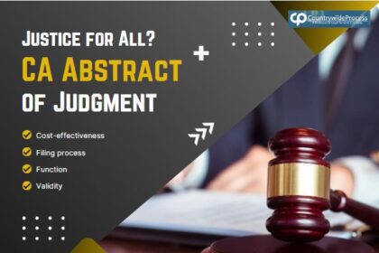 Fees for Filing an Abstract of Judgment in CA