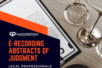 E-Recording Abstracts of Judgment for Legal Professionals