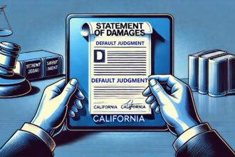 Serve a Statement of Damages in California