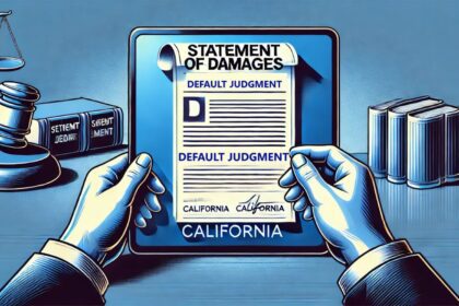 Serve a Statement of Damages in California