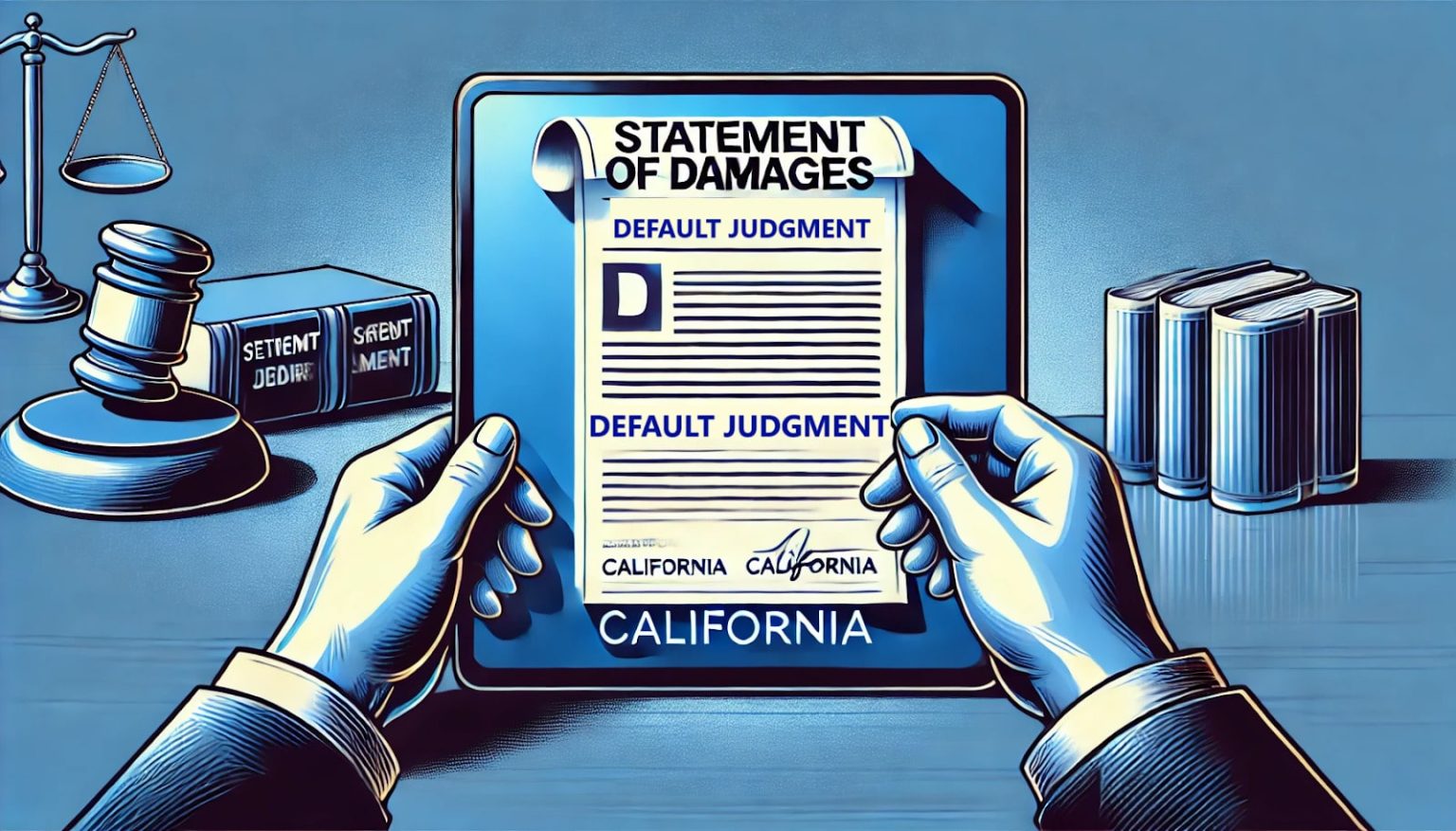 Serve a Statement of Damages in California