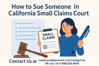 California small claims court filing