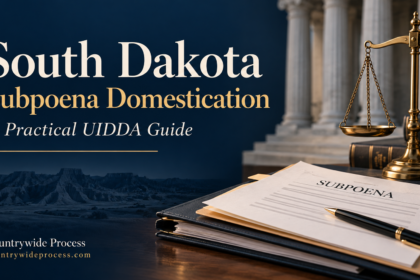 South Dakota subpoena domestication guide